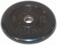 Обрезиненный диск Barbell 5 кг 30 мм MB-PltB31-5